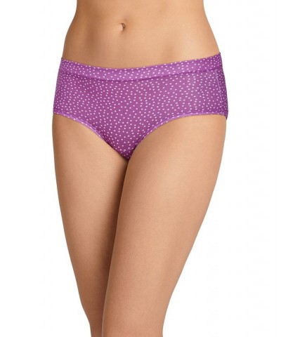 Cotton Stretch Hipster Underwear 1554 Ditsy Dot Orchid $9.12 Panty