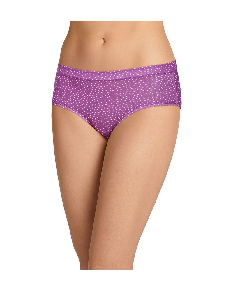 Cotton Stretch Hipster Underwear 1554 Ditsy Dot Orchid $9.12 Panty