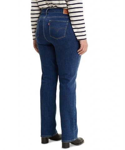 Trendy Plus Size Classic Straight Leg Jeans Lapis Dark $29.40 Jeans