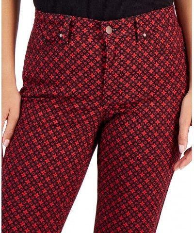 Petite Geometric Lexington Straight-Leg Jeans Ravishing Red $14.24 Jeans