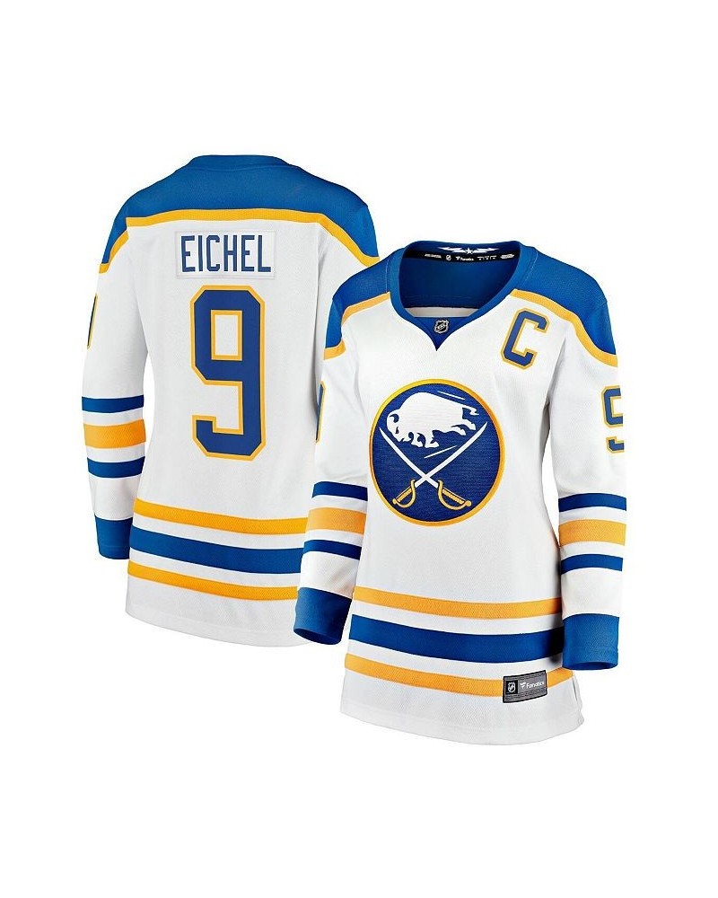 Women's Branded Jack Eichel White Buffalo Sabres Away Premier Breakaway Player Jersey White $76.80 Jersey