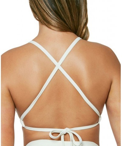 Chop & Change X-Back Full-Support Triangle Bra Bikini Top Black $22.47 Swimsuits