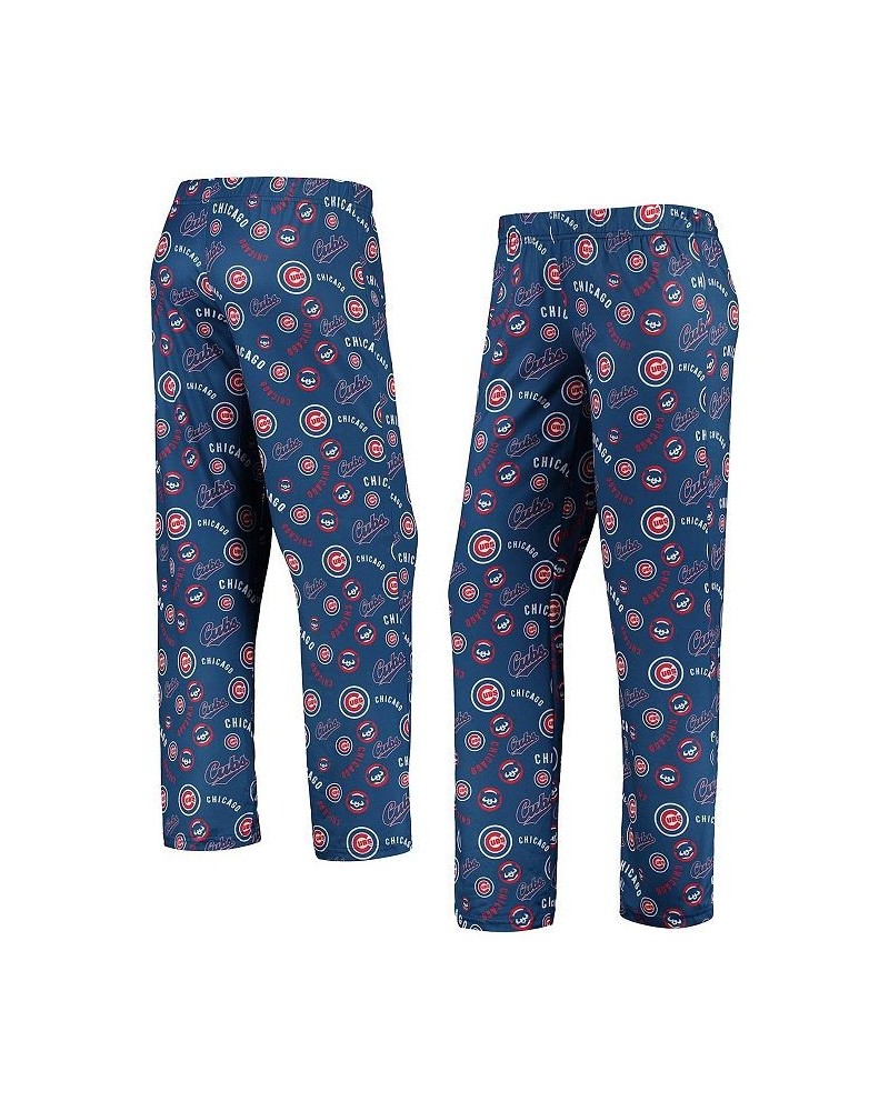 Women's Royal Chicago Cubs Retro Print Sleep Pants Royal $35.00 Pajama