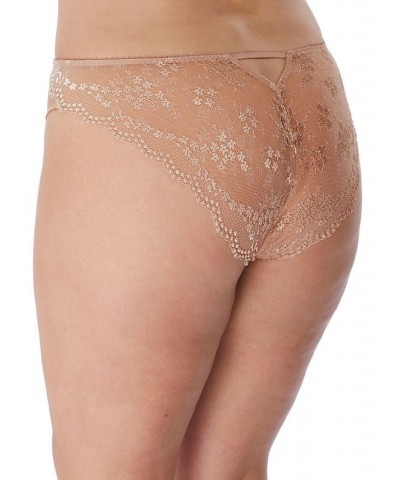 Plus Size Charley Brazilian Panty Tan/Beige $18.00 Panty