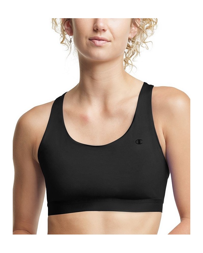 Women's Absolute Racerback Medium Impact Sports Bra Black $16.25 Bras