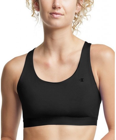 Women's Absolute Racerback Medium Impact Sports Bra Black $16.25 Bras