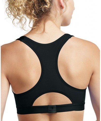 Women's Absolute Racerback Medium Impact Sports Bra Black $16.25 Bras