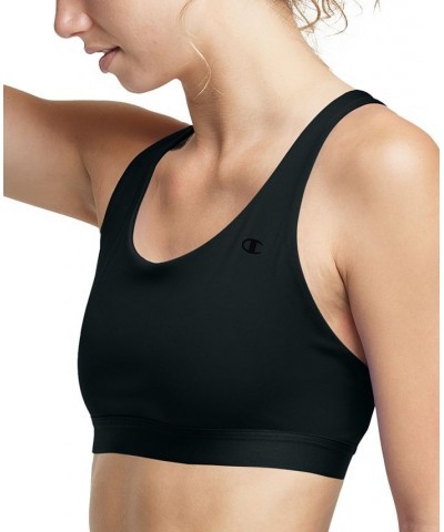 Women's Absolute Racerback Medium Impact Sports Bra Black $16.25 Bras