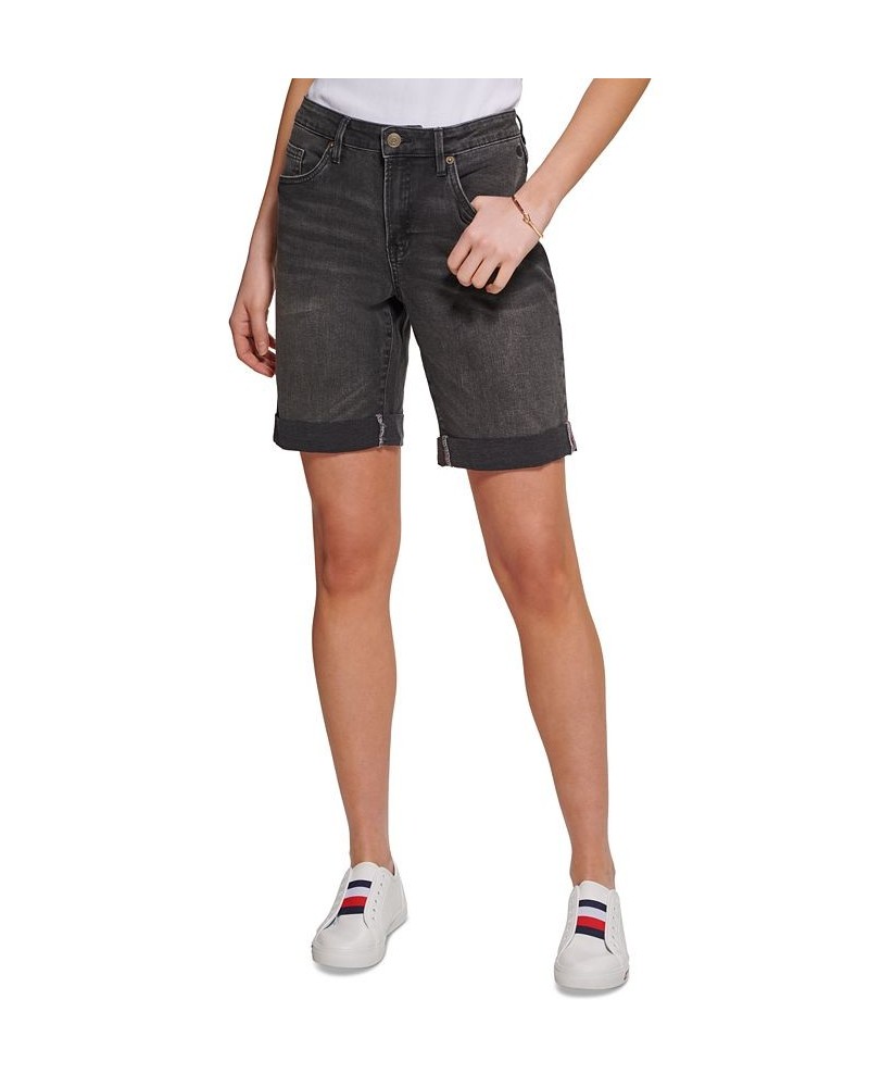 Women's TH Flex 9" Denim Shorts Chimney $26.99 Shorts