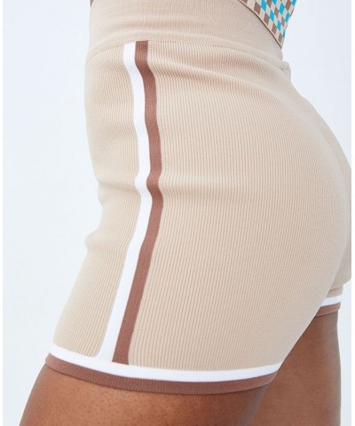 Women's Summer Knit Bike Shorts Sesame $17.97 Shorts