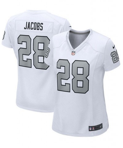 Women's Josh Jacobs White Las Vegas Raiders Alternate Game Player Jersey White $44.80 Jersey