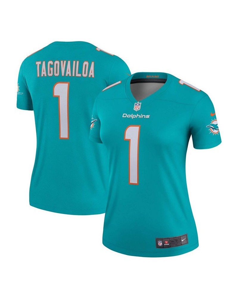 Women's Tua Tagovailoa Aqua Miami Dolphins Legend Jersey Aqua $40.70 Jersey