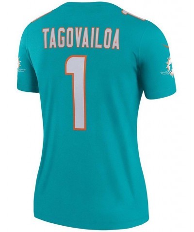 Women's Tua Tagovailoa Aqua Miami Dolphins Legend Jersey Aqua $40.70 Jersey