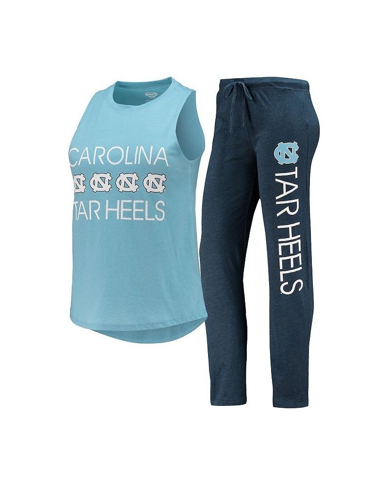 Women's Navy Carolina Blue North Carolina Tar Heels Tank Top and Pants Sleep Set Navy, Carolina Blue $29.90 Pajama