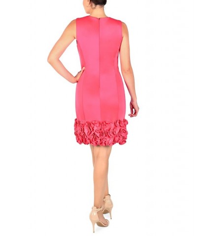 Ruffle-Hem Sheath Dress Pink $57.12 Dresses