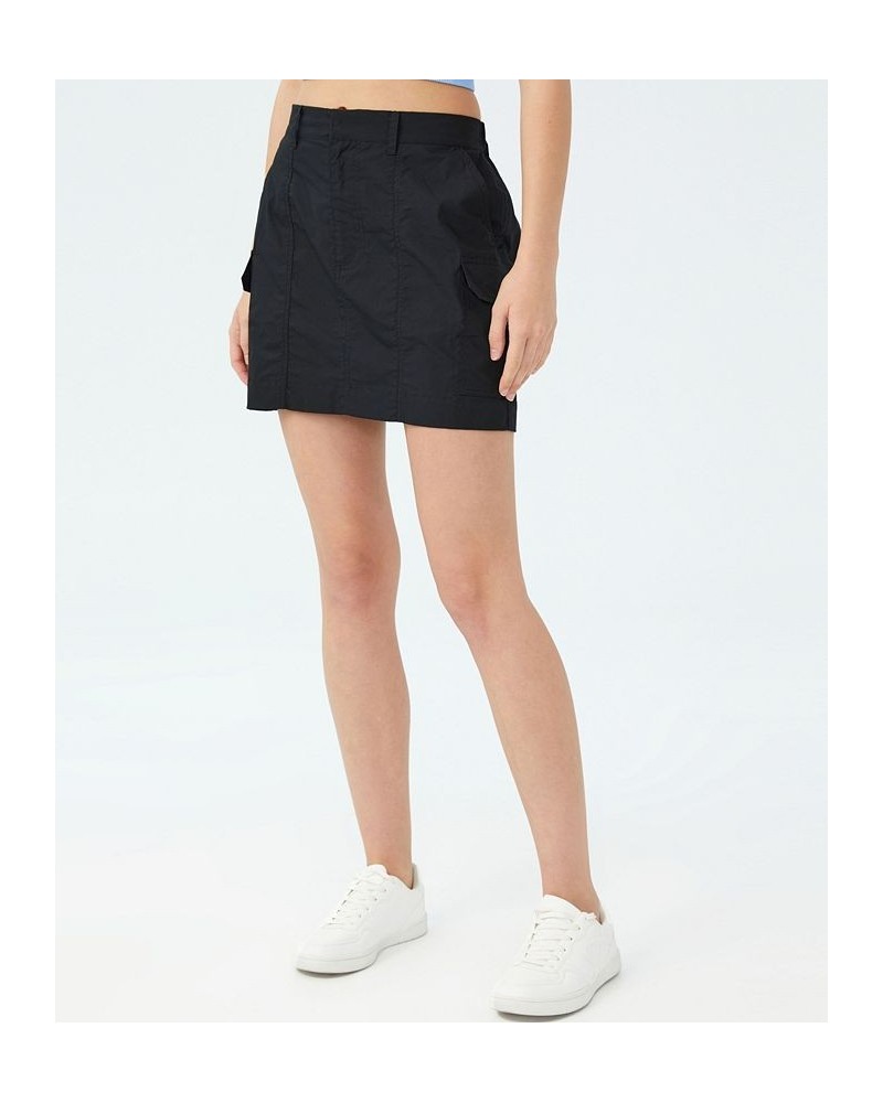 Women's Scout Cargo Mini Skirts Black $25.99 Skirts