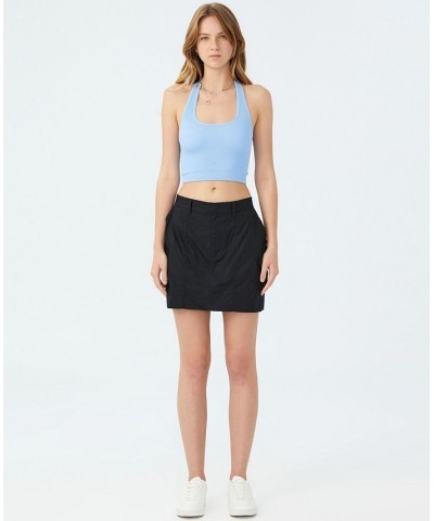 Women's Scout Cargo Mini Skirts Black $25.99 Skirts