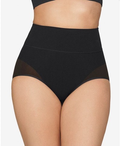 Women's High-Waisted Classic Smoothing Brief Black $20.25 Panty