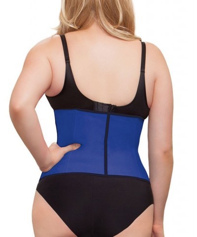 Women's Plus Size Premium Extra Firm Hourglass Waist Trainer Blue $45.85 Shapewear