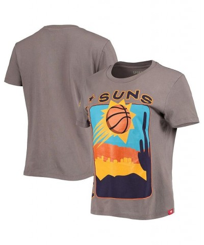 Women's Charcoal Phoenix Suns Street Capsule Arcadia T-shirt Charcoal $28.80 Tops