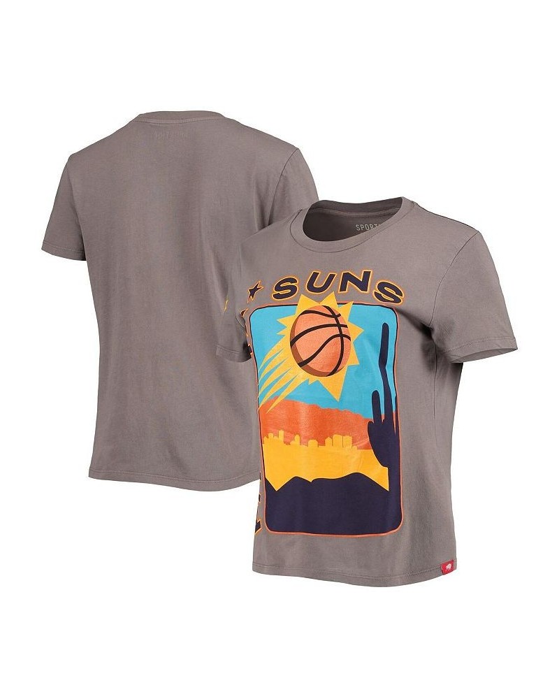 Women's Charcoal Phoenix Suns Street Capsule Arcadia T-shirt Charcoal $28.80 Tops