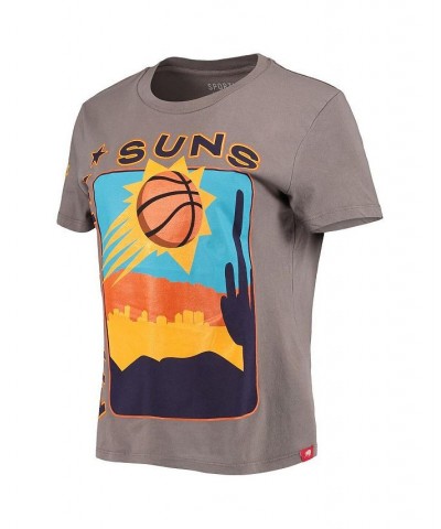 Women's Charcoal Phoenix Suns Street Capsule Arcadia T-shirt Charcoal $28.80 Tops