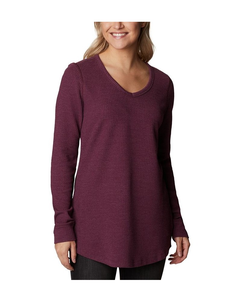 Women's Pine Peak Tunic Thermal Red $25.08 Tops