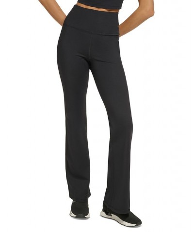 Women's Performance Balance High-Rise Flared Pants Black $22.26 Pants