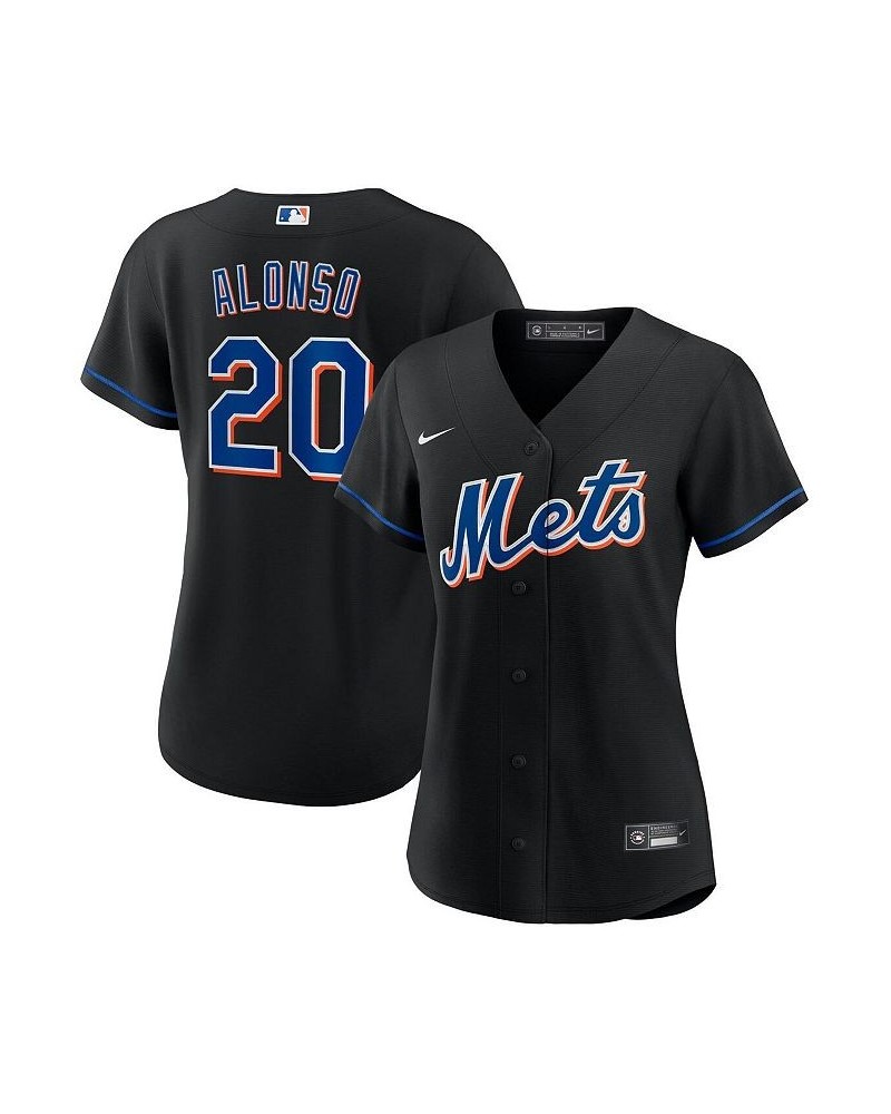 Women's Pete Alonso Black New York Mets 2022 Alternate Replica Player Jersey Black $47.85 Jersey