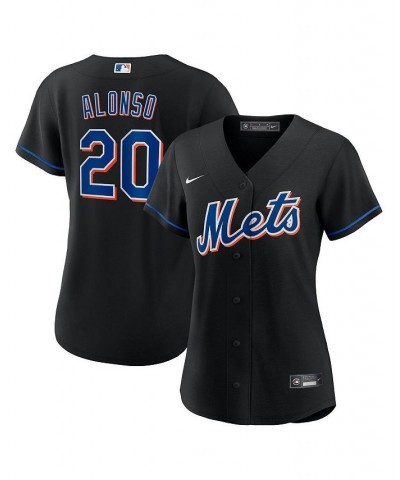 Women's Pete Alonso Black New York Mets 2022 Alternate Replica Player Jersey Black $47.85 Jersey