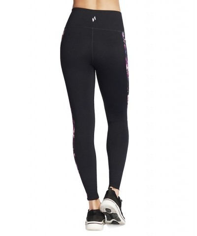 Women's The Gowalk Linear Floral High-Waisted Leggings Mult $22.70 Pants