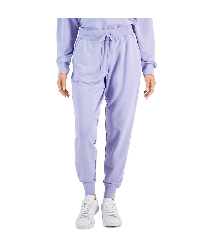 Women's SKECHLUXE™ Restful Crewneck & Drawstring Jogger Pants Lavender $13.50 Pants