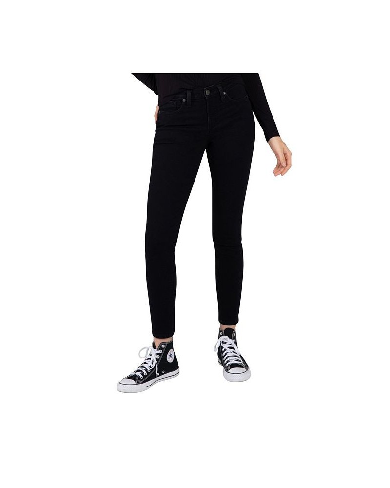 Women's The Curvy High Rise Skinny Jeans Black $29.50 Jeans