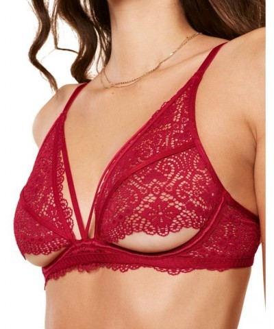 Jenni Women's Unlined Plunge Bra Dark red $25.83 Bras