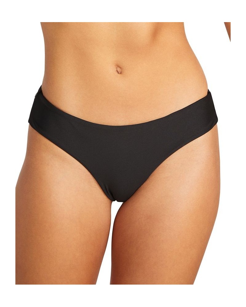 Juniors' Simply Seamless Cheekini Swim Bottoms Black $27.84 Swimsuits