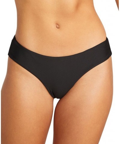 Juniors' Simply Seamless Cheekini Swim Bottoms Black $27.84 Swimsuits