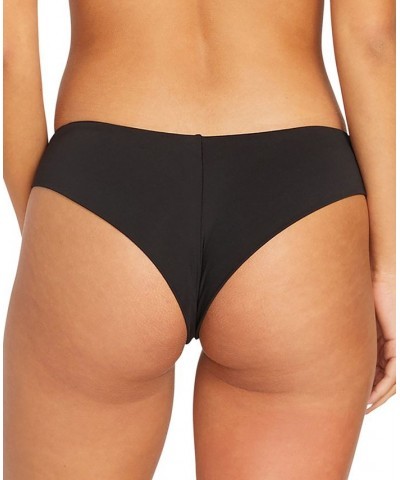 Juniors' Simply Seamless Cheekini Swim Bottoms Black $27.84 Swimsuits