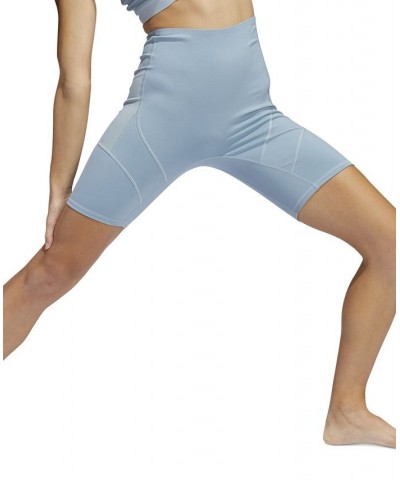 Women's Yoga 4 Elements Studio Pocket Short Tights Magic Grey $28.70 Shorts