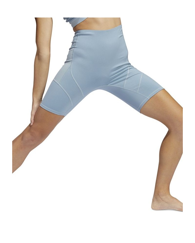 Women's Yoga 4 Elements Studio Pocket Short Tights Magic Grey $28.70 Shorts