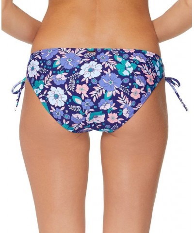 Juniors' Floral-Print Sweet Side-Tie Bikini Bottoms Flower Riot Multi $18.40 Swimsuits