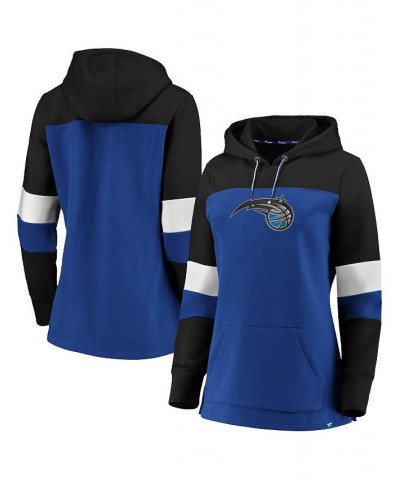 Women's Branded Blue and Black Orlando Magic Iconic Heavy Block Pullover Hoodie Blue, Black $26.65 Sweatshirts