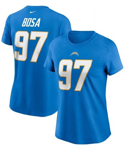 Women's Joey Bosa Powder Blue Los Angeles Chargers Name Number T-shirt Powder Blue $22.50 Tops