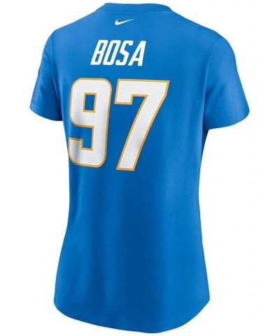 Women's Joey Bosa Powder Blue Los Angeles Chargers Name Number T-shirt Powder Blue $22.50 Tops