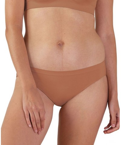 Women's Mid Rise Seamless Panty Cinnamon $9.98 Panty