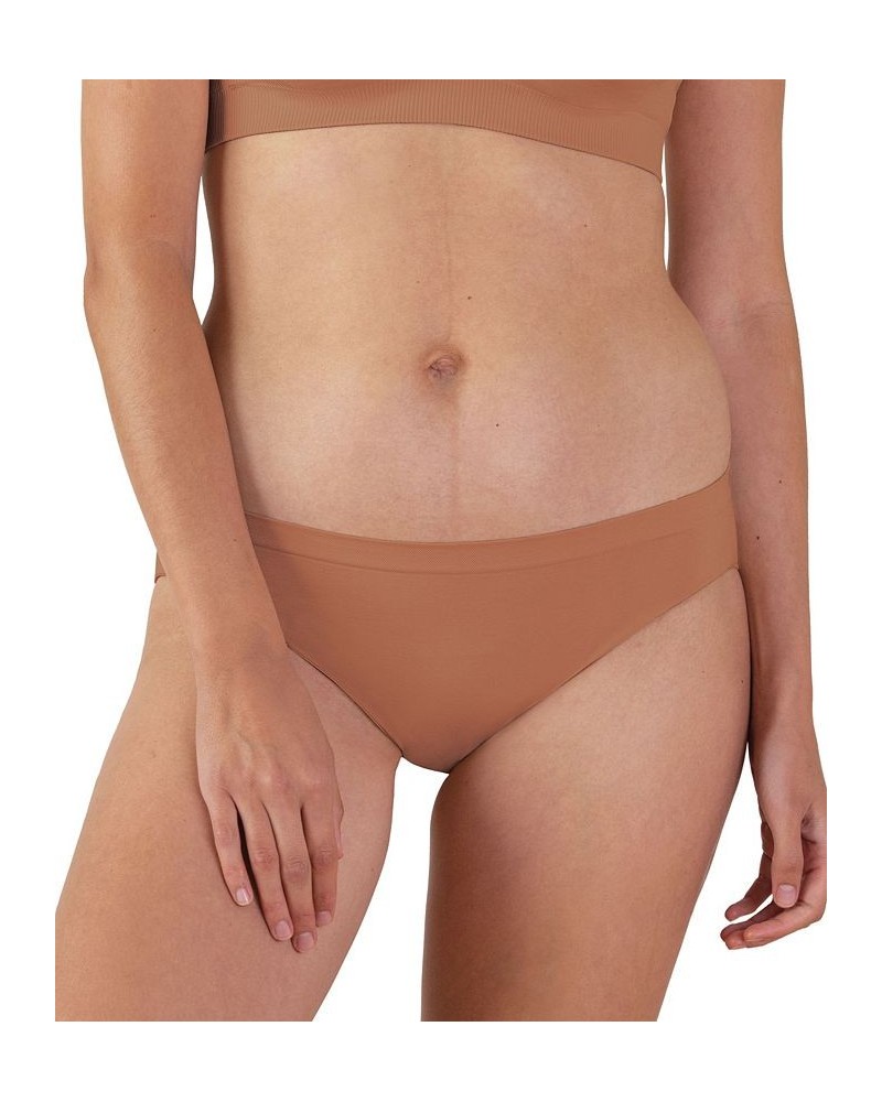 Women's Mid Rise Seamless Panty Cinnamon $9.98 Panty