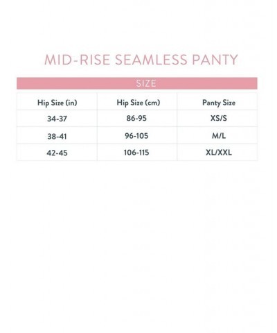 Women's Mid Rise Seamless Panty Cinnamon $9.98 Panty