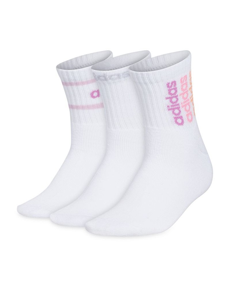 Women's 3-Pk. Sport Linear 2 High Quarter Socks White/pulse Lilac Purple/bliss Pink $11.44 Socks