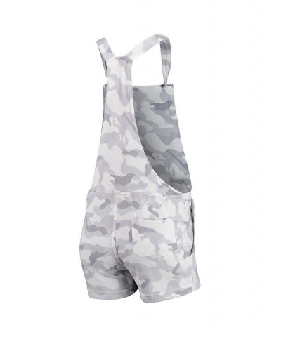 Women's Gray St. Louis Cardinals Camo Overall Romper Gray $26.95 Shorts