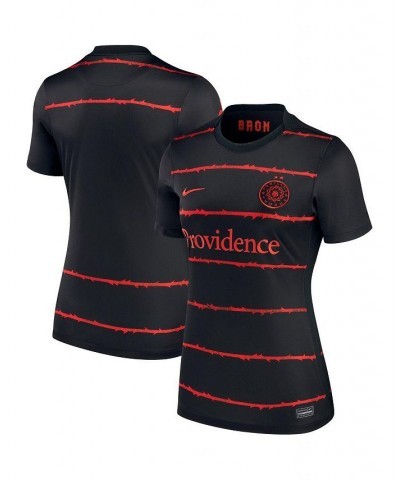 Women's Black Portland Thorns Fc 2021/22 Home Replica Jersey Black $36.96 Jersey