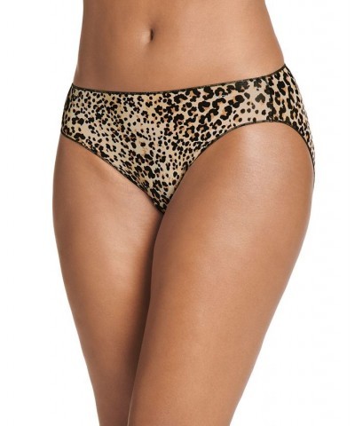 Women's No Panty Line Promise Bikini Underwear 1370 Iconic Cheetah $8.45 Panty